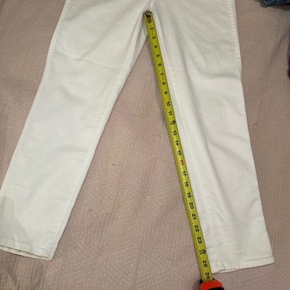 Women's White Madewell Stovepipe Straight Leg Jeans | size 29 - Picture 8 of 9